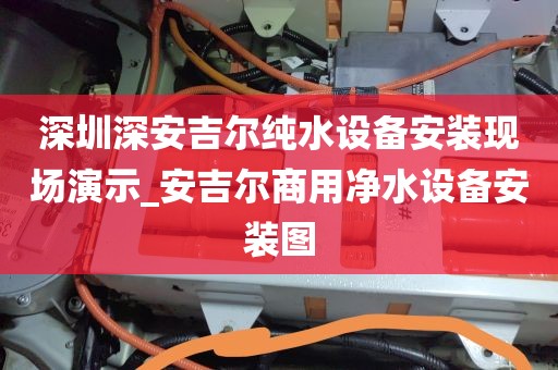 深圳深安吉尔纯水设备安装现场演示_安吉尔商用净水设备安装图