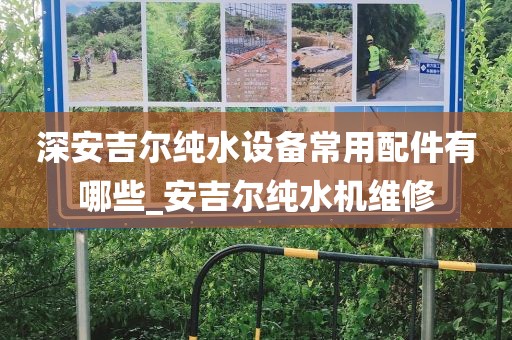 深安吉尔纯水设备常用配件有哪些_安吉尔纯水机维修