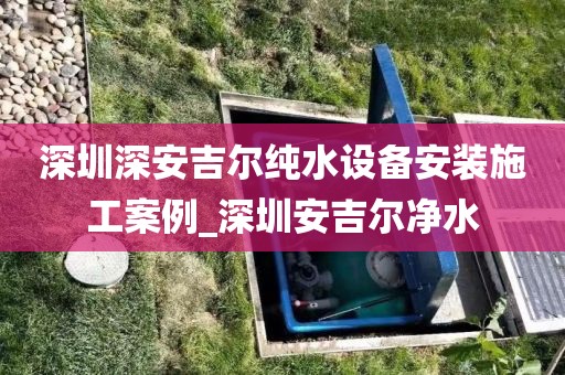 深圳深安吉尔纯水设备安装施工案例_深圳安吉尔净水