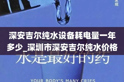 深安吉尔纯水设备耗电量一年多少_深圳市深安吉尔纯水价格