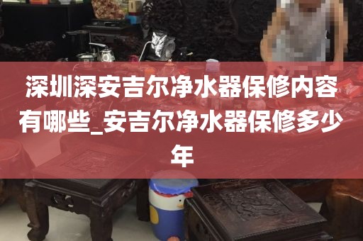 深圳深安吉尔净水器保修内容有哪些_安吉尔净水器保修多少年