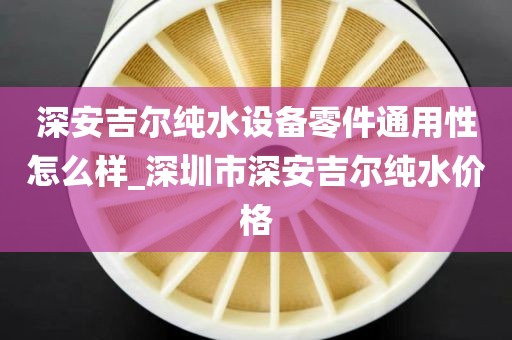 深安吉尔纯水设备零件通用性怎么样_深圳市深安吉尔纯水价格