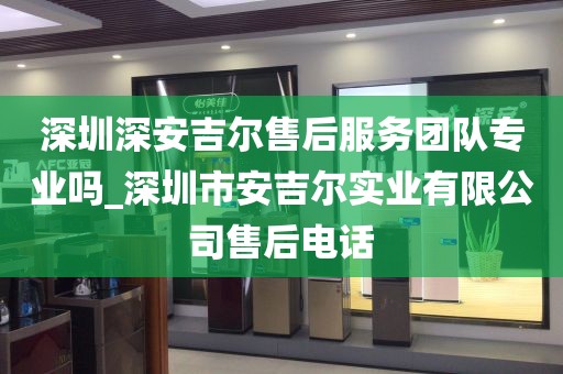 深圳深安吉尔售后服务团队专业吗_深圳市安吉尔实业有限公司售后电话